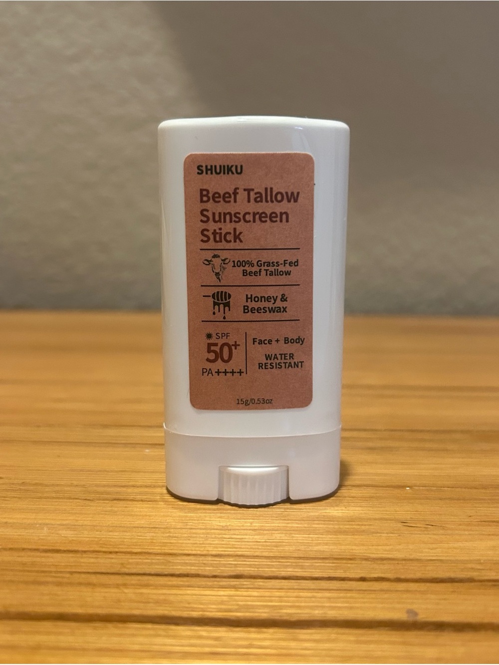 White Beef Tallow Sunscreen Stick - SPF 50+ Face & Body